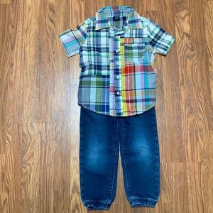 Baby Gap/Oshkosh shirt and pants